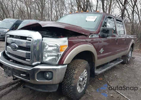 2012 Ford F-250 Lariat z USA, uszkodzony, nr VIN 1FT7W2BT8CEB52616